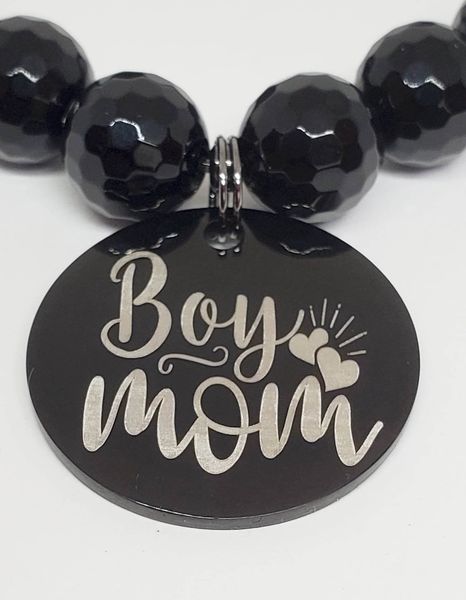 "Boy Mom" Bracelet